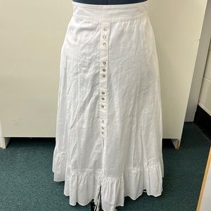 Moon Orchid XL White Skirt